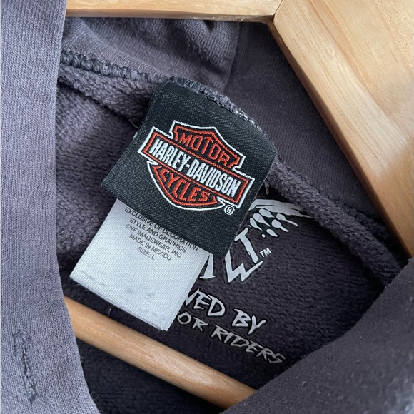 Harley Davidson printed hoodie - Picture 7 of 8